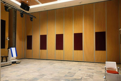 Wooden acoustic door installed for soundproof office and conference room